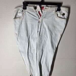 Apple-bottoms Women's White Jeans  Size 9/10